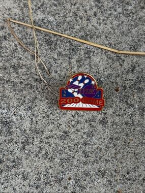 Vintage WIBC 200 Game Bowling Lapel Pin - Purple & Red